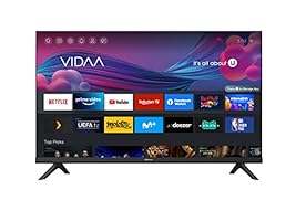 Hisense 40A4EG 101cm (40 Zoll) Fernseher Full HD Smart TV, Triple Tuner DVB-T2 / T/C / S2 / S, Works with Alexa, WiFi, Game, Hotel Mode, Schwarz [2022 ]