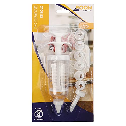 Kit Confeiteiro Bisnaga Decorador De Bolos Doces 8 Bicos