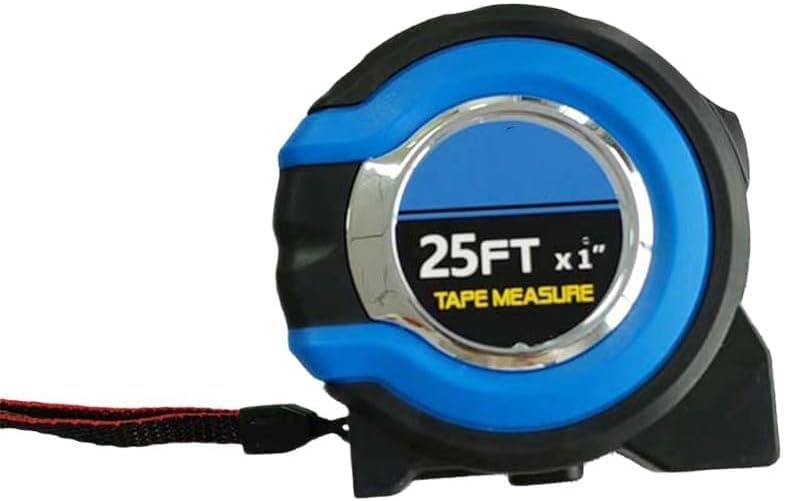 Ruban à mesurer rétractable de 7,6 m autobloquant et robuste outil de mesure de 2,5 cm de large