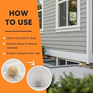 AJOQFKTD Squirrel Repellent Outdoor, Squirrel Deterrent for Garden, Chipmunk Repellent Outdoor, Squirrel Away, Squirrel Repellent for Attic/Trees/Yard,People/Pet/Plant Friendly-8Packs