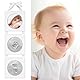 Baby Handabdruck und Fußabdruck Set,Baby Fussabdruck Set,Baby Abdruckset für Neugeborene,Ton Handabdruck-Set,Fußabdrücke und Handabdrücke des Babys,aus Ton,3D Hand und Fußabdrücke (weiß-2PCS)