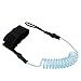 01 02 015 Paddle Board Ankle Strap, Heat Shrink Protection Surfboard Leash for Body for Surfboard(Transparent Blue core)