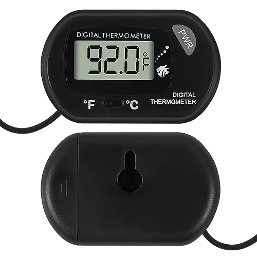 Image of 20Pcs Aquarium Thermometer Fish Tank Thermometer Reptile Fahrenheit Terrarium Water Temperature Indicator Test Digital with LCD Display Fahrenheit /Celsius