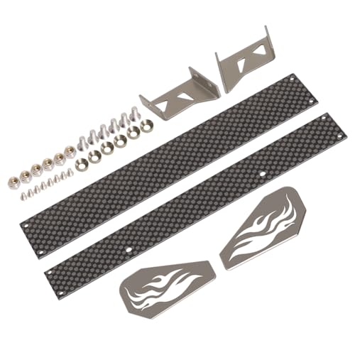 XinGeeek Double Tail Wing,Carbon Fiber RC Rear DIY Modification of Stator Wing for 1/10 RC DIY