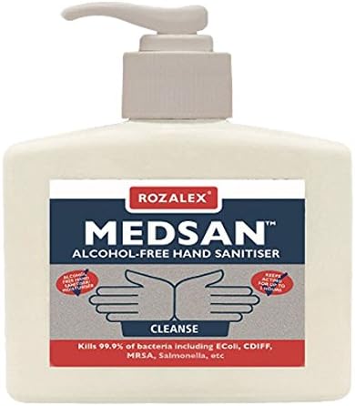 RozalexMedsan 3-in-1 Chlorhexidine Based Hand and Skin Sanitiser / Moisturiser/ Barrier Cream Pump 250 ml