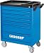 Produktbild GEDORE Werkzeugwagen workster smartline, Rollwagen mit 7 Schubladen und Arbeitsplattform, Stahlblech, leer, WSL-L7