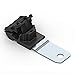 Hellermann Tyton North America 151-01419 Ratchet P Clamp, 0.24"-0.54" Bundle Dia, 180? Meduim Length, 0.327" Hole Diameter, PA66HIRHSUV, Blk, 1.37" Width, 5.44" Length (Pack of 200)