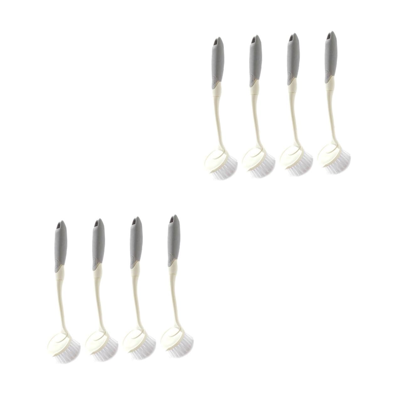 2 Series Cepillos De Limpieza para Ollas Mango Cepillos Duraderos para Fregar Platos Y Utensilios De Cocina para Limpieza Efectiva De Sartenes Y Superficies 4 Piezas*2