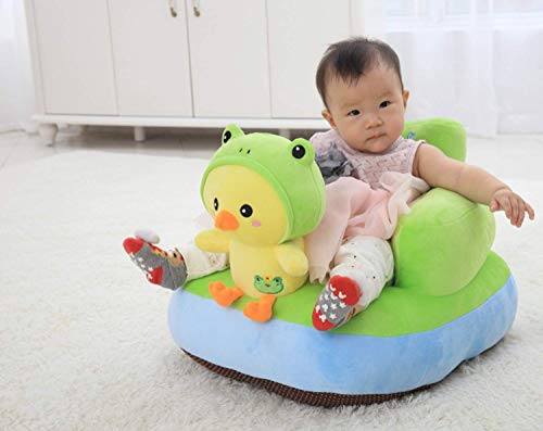 Image of AVSHUB Baby Cushion Sofa Seat Or Rocking Chair for 0 Month to 2 Years Kids Soft Supporting Training Seat Playing Sofa Chair(Green Twiety Shape)
