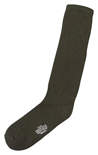 Rothco Gov't Irr Cotton Cushion Sole Socks, Olive Drab, Large