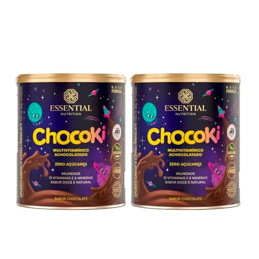 Kit 2x ChocoKi 300g - Sabor Chocolate - Essential Nutrition