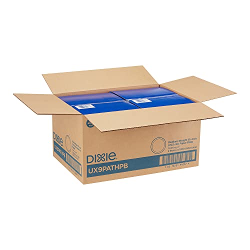 Dixie 8.5" Medium-Weight Paper Plates By Gp Pro (Georgia-Pacific), Pathways, Ux9Pathpb, 600 Count (300 Plates Per Pack, 2 Packs Per Case) #TOP6