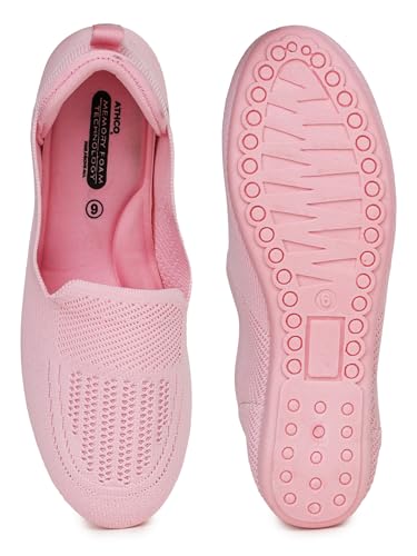 Image of ATHCO Womens Angel Walking Shoes for Women | Memory Foam Slip-On | Soft Sole Lightweight Casual Shoes