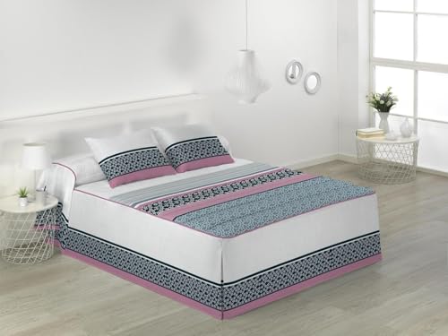 EDREDON con Volante Milos Malva Cama 105