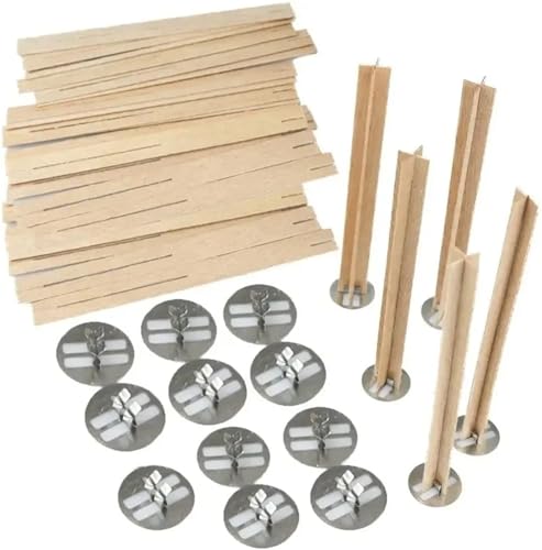 Mechas de madera para velas 120 unidades 5 pulg