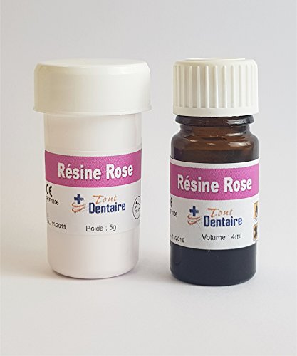 RESINE DENTAIRE ROSE 5g + 4ml