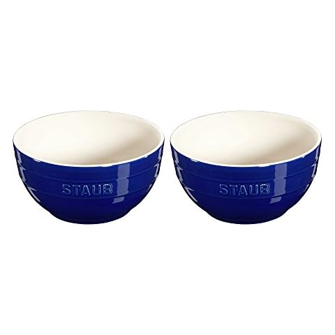 STAUB 40511-548 Universal Schüssel-Set, Keramik, dunkelblau Cover