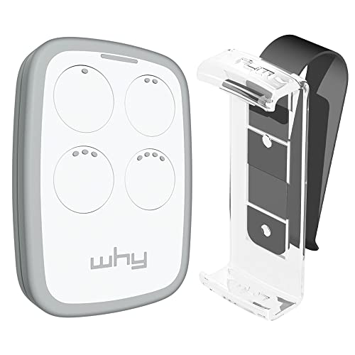 COMPATIBILITÀ: Il radiocomando apricancello why evo è compatibile con la maggior parte dei radiocomandi sia rolling code che codice fisso con frequenza da 300 a 868 mhz, e delle centraline riceLa compatibilità si estende ad oltre 56 marchi presenti sul mercato.