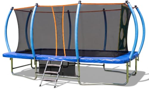 Mersco 8x14FT and 10x16FT Rectangle Trampoline