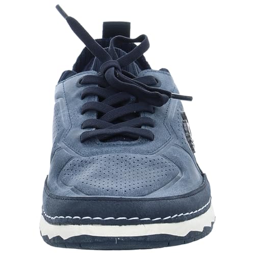 Image of Bugatti Vanadium Blue Mens Low Top Sneakers - UK 8
