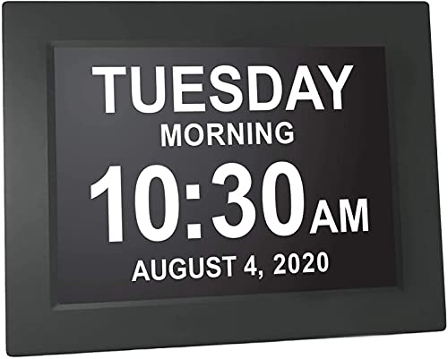 American Lifetime Newest Version Day Clock Extra Large Impaired Vision Digital Clock With Battery Backup And 5 Alarm Options #TOP2