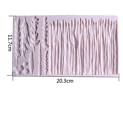 Leaf Silicone Mold Rose Flower Fondant Molds Diy Cake Decorating Tools Sugarcraft Candy Resin Clay Chocolate Gumpaste Moulds (20*11.5*1.2Cm) #TOP2