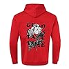 Generisch Unisex Black Long Sleeve Sports Jumper Men's Sweatshirt Print, red, M #3