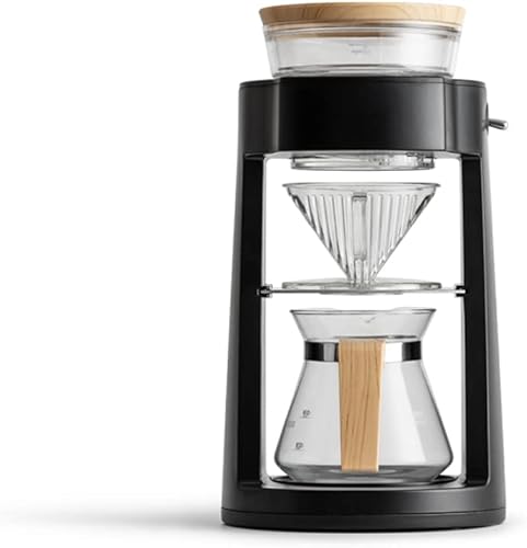 JITEM Cafetera Gotero de vidrio Cafetera Manual para el hogar Café de goteo elaborado a mano con filtro Cafetera de mesa para café o té