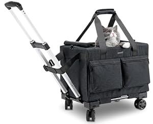 Pecute 2-in-1 Faltbare Transporttasche mit Rollen