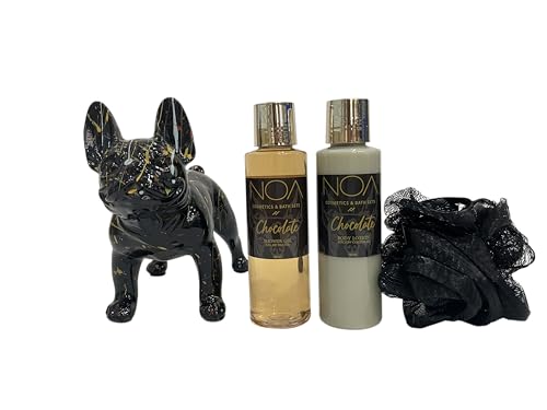 Set de baño Bulldog Negro para spa en casa con gel y loción 7