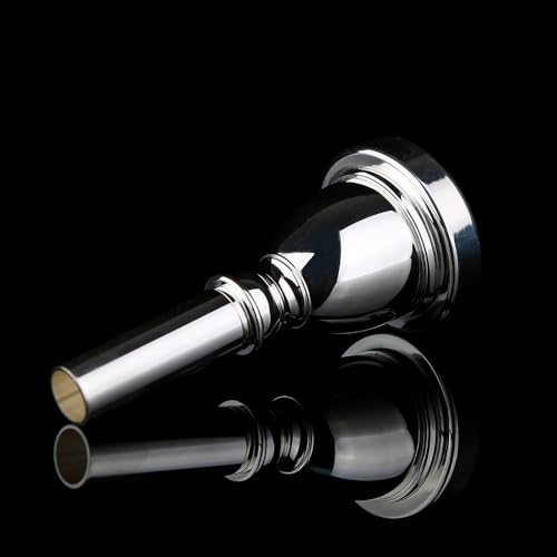 Glory Standard Tuba Mouthpiece Silver Plated 22 by GLORY - Image 5