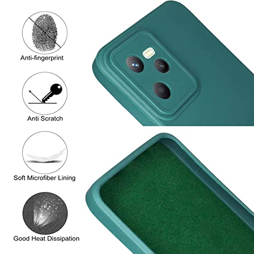 Image of Jkobi Back Cover Case for Realme Narzo 50A Prime (Inside Fiber Cloth | Smooth Matte Finish | Elegant Professional Look |Green)