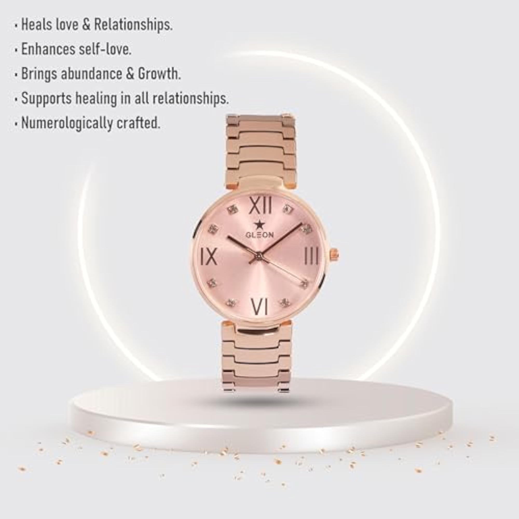 Women's Numerology Analog Wrist Watch, Stylish Gift