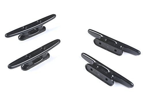 image for Mxeol Boat Cleat Dock 4 Inch Nylon Cleats Kayak Black 4 Pack, 4 INCH -