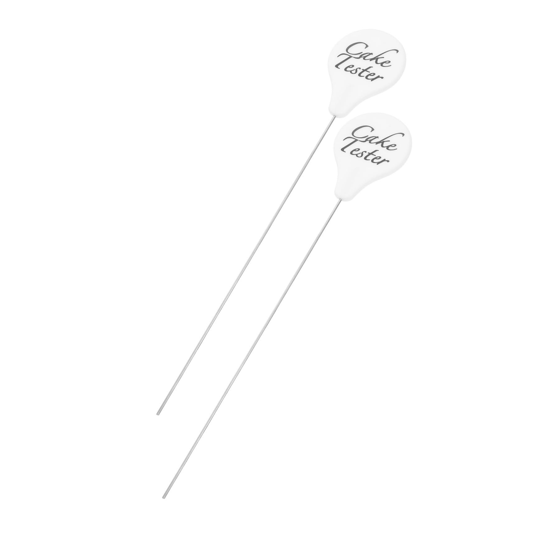 COLLBATH 2pcs Stainless Steel Cake Testing Sticks Reusable Baking Tool for Cake and Cookie Doneness Essential Kitchen Baking Tools for Accurate Results