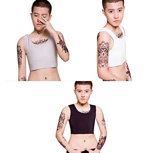 Binder Poitrine Tomboy Coton Débardeur Extensible pour pull