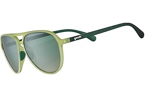 Goodr OG Black Polarized Sunglasses for Men and Women, Green Solid Frames...