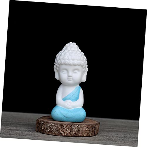 Petit moine Bouddha décoratif idéal contre le stress à la maison - 5