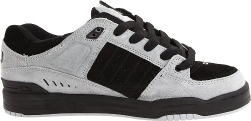 Image of Globe Mens Fusion Skate Shoes, Silver /Grey /Black, 6.5 D (M) US