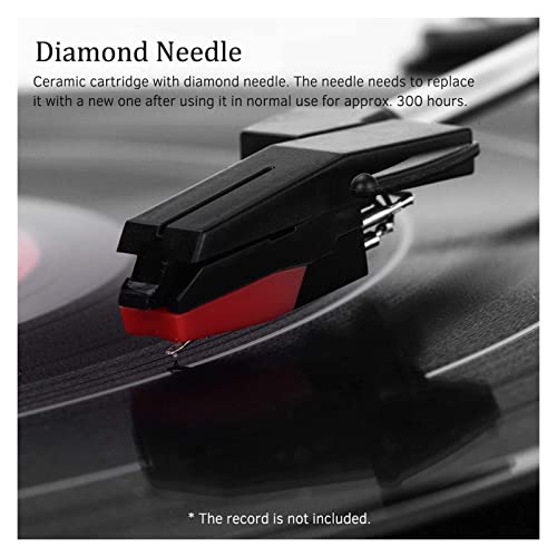 Record Players Retro am FM Radio 33/45/78 RPM 3-Speed Retro Phonograph Gramophone BT4.2 Belt-Driven Turntable Vinyl Reco… - Les Beatles, Paul McCartney, John Lennon, RIngo Starr, George Harrison Record Players Retro am FM Radio 33/45/78 RPM 3-Speed Retro Phonograph Gramophone BT4.2 Belt-Driven Turntable Vinyl Reco… – Image 7