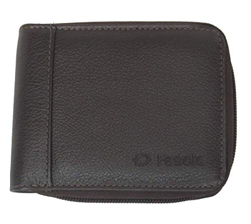 Carteira em Couro Masculina, Fasolo, Preto