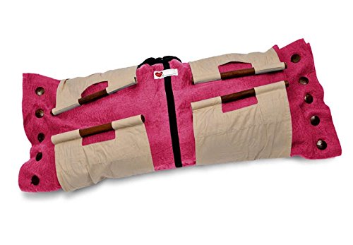 Sweet Goodbye CocoonÂ®Â - Eco-Friendly Pet Burial & Cremation Ceremony Kit (Premium Wool) - Casket for Dogs and Cats â€“ Size for Every Breed (Choose Size & Color) (Large, Pink)
