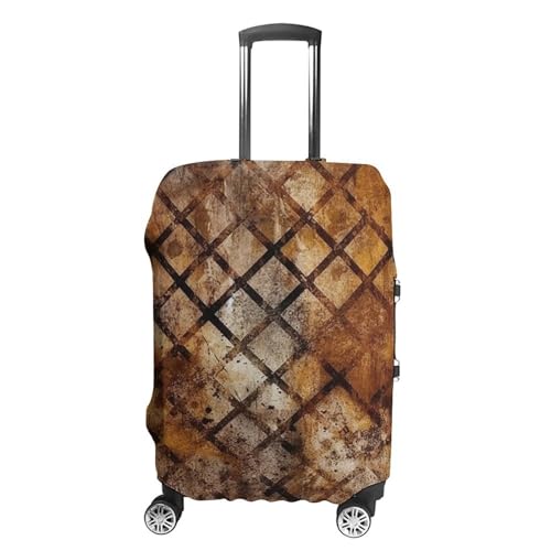Travel Luggage Cover Washable Suitcase Cover Dark Square Pattern Fashion Suitcase Protector Carry On Luggage Covers Protector Suitcase Fits 19