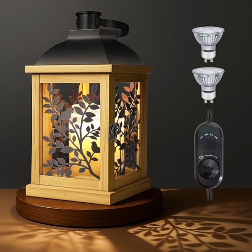30% Off Handmade Wood Candle Warmer Lamp with Timer - Image 2