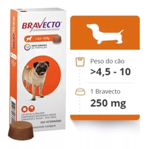 Bravecto Antipulgas Caes 4,5 A 10kg + Brinde