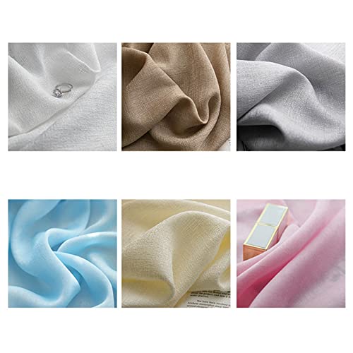 Rideau semi-transparent en polyester durable et finitions de mode