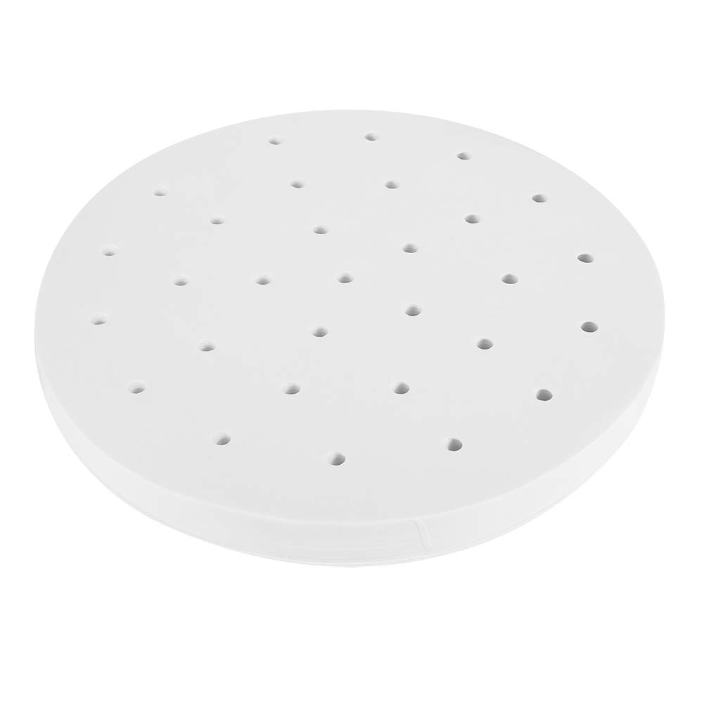 Papier vapeur perforé jetable pour réussir vos raviolis au panier bambou