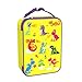 Price comparison product image Ion8 Dragons Design Lunch Bag, Easy Access 3-Sided Zip, Write-On Name Patch, Freshness & Insulation for 6 Hours, Elasticated Mesh Pocket for Bottles, Machine Washable, Polyester Material, Yellow