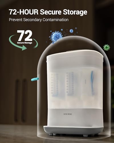 image for Baby Bottle Sterilizer | Esterilizador de Biberones, 6-in-1 HAUTURE Bo