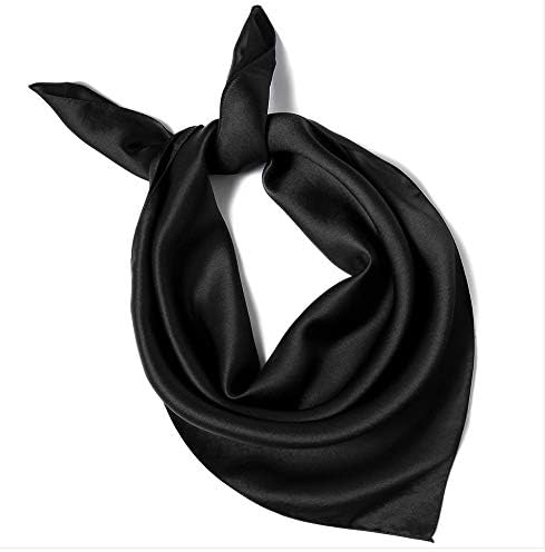 ANDANTINO 100% Mulberry Silk Scarf -21” Lightweight Square Neckerchief – Breathable Digital Printed Scarves with Gift Packed - Image 5